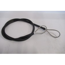 Staalkabel 6 mm RVS met Lussen, lengte 2 meter. Unused.